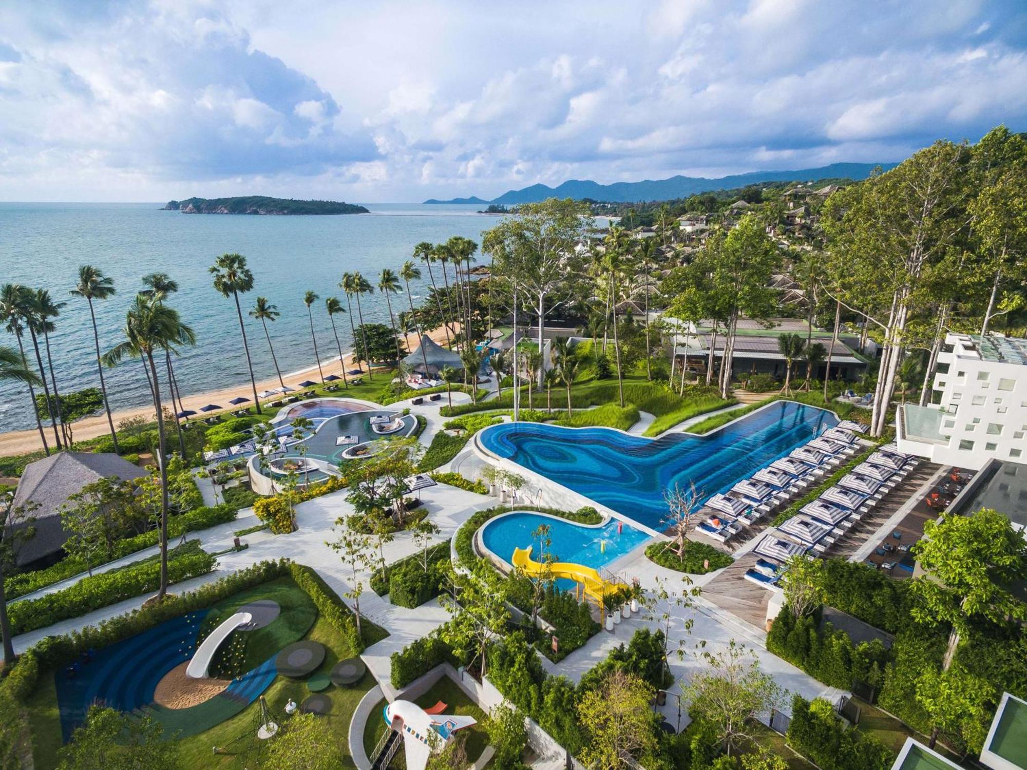 Hotel Hyatt Regency Koh Samui Chaweng  Exteriér fotografie Aerial view of the resort