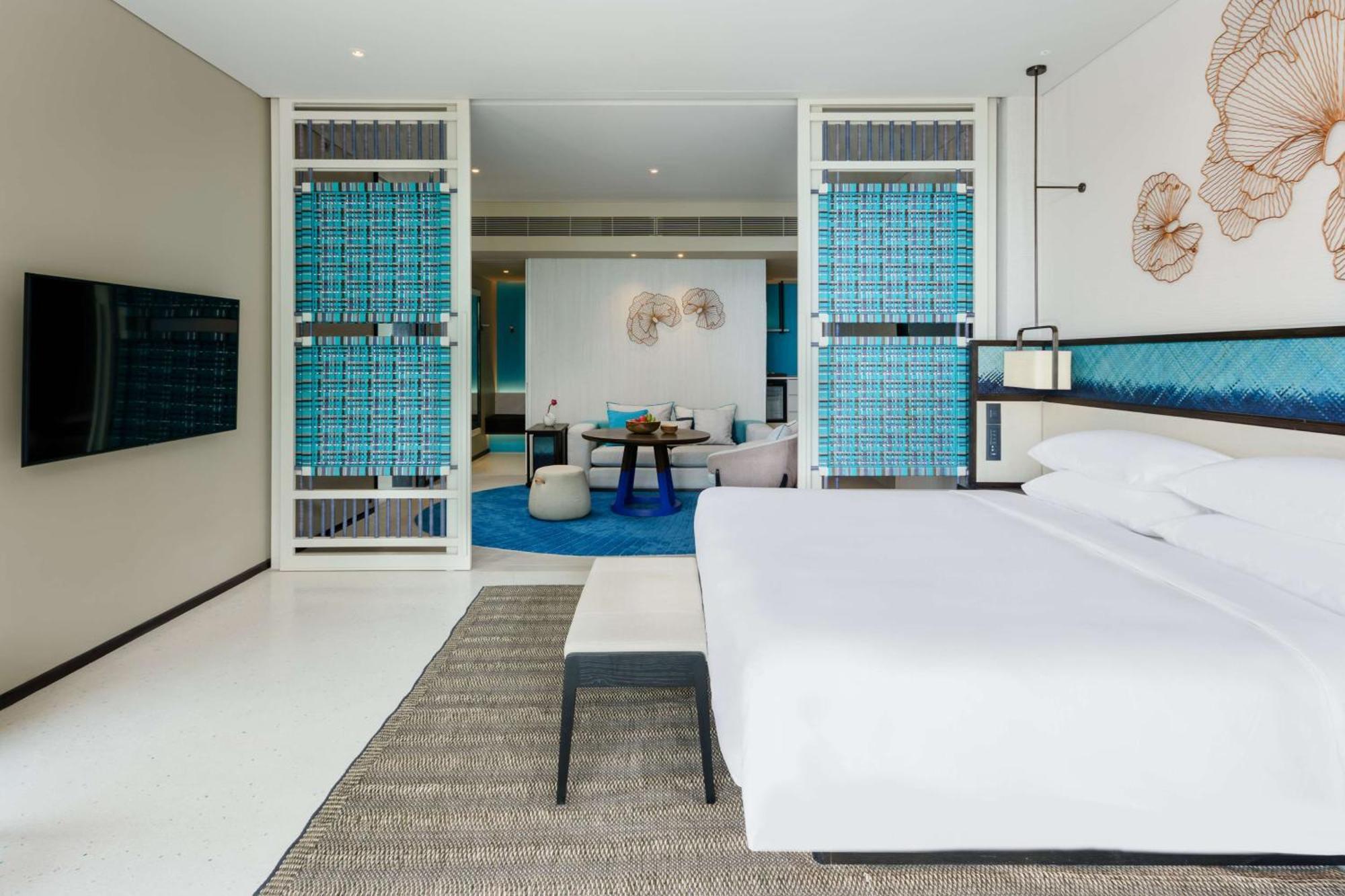 Hotel Hyatt Regency Koh Samui Chaweng  Exteriér fotografie A bedroom at the hotel